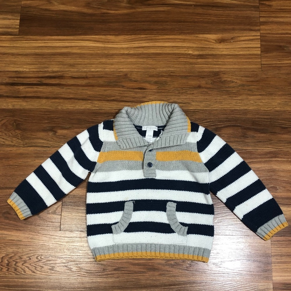 First impressions Boys 24M collard sweater
